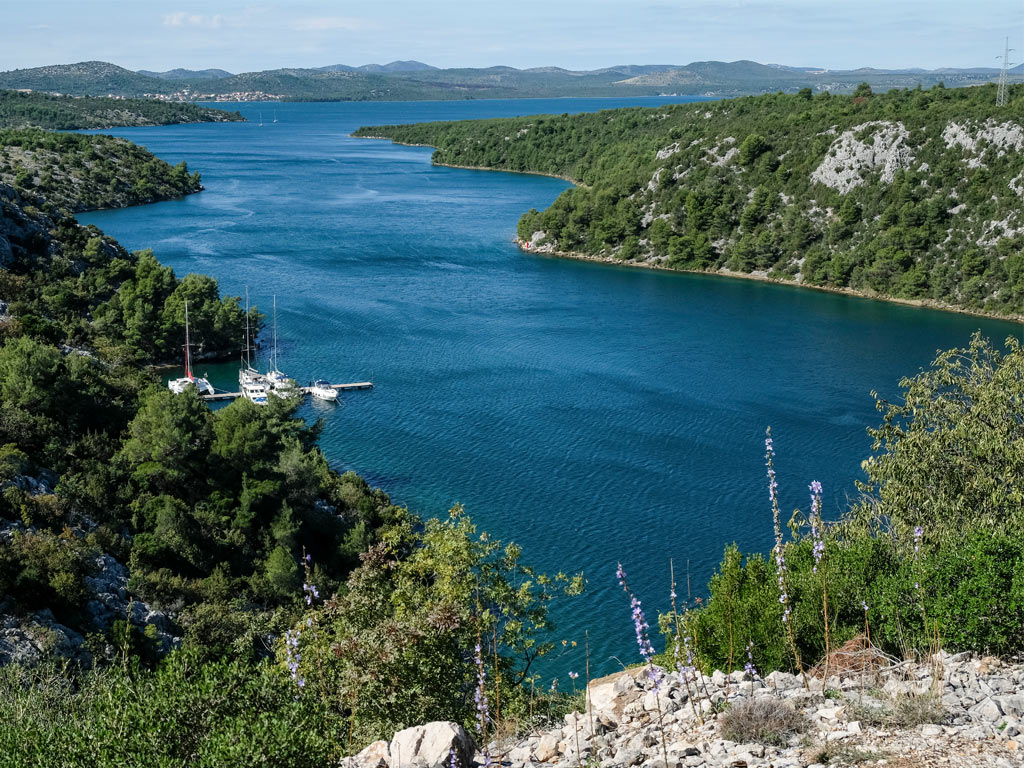 mi_vida Pula Kroatien Ausblick Bucht Natur