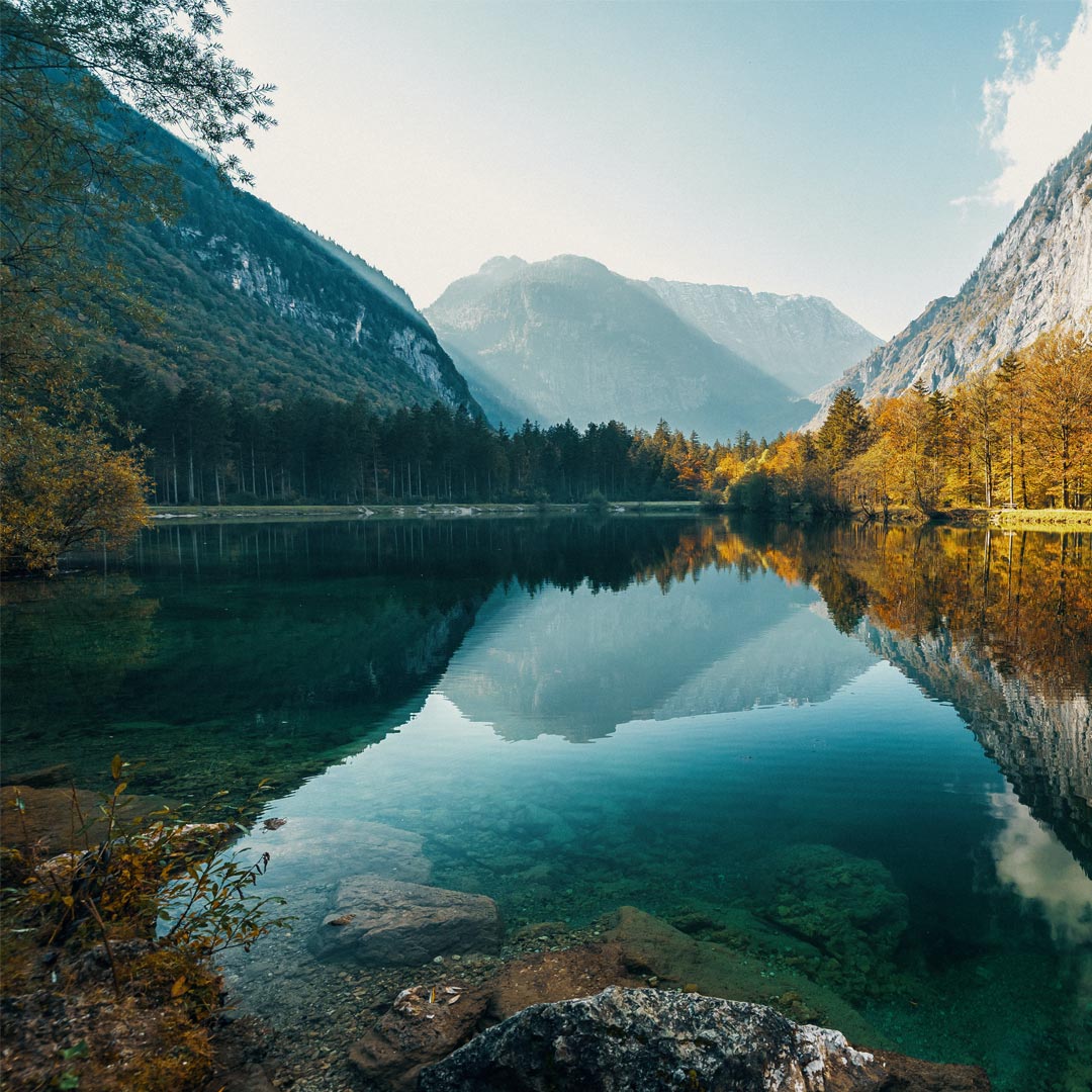 mi_vida Österreich Natur see Aussicht Berge