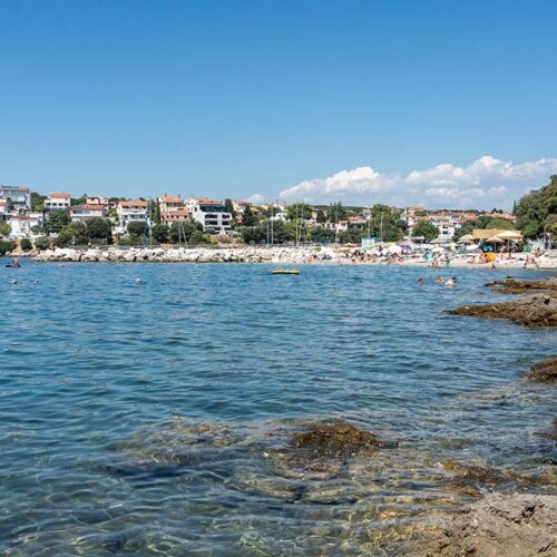mi_vida Pula Kroatien Bucht Segelboote Hafen Aussicht