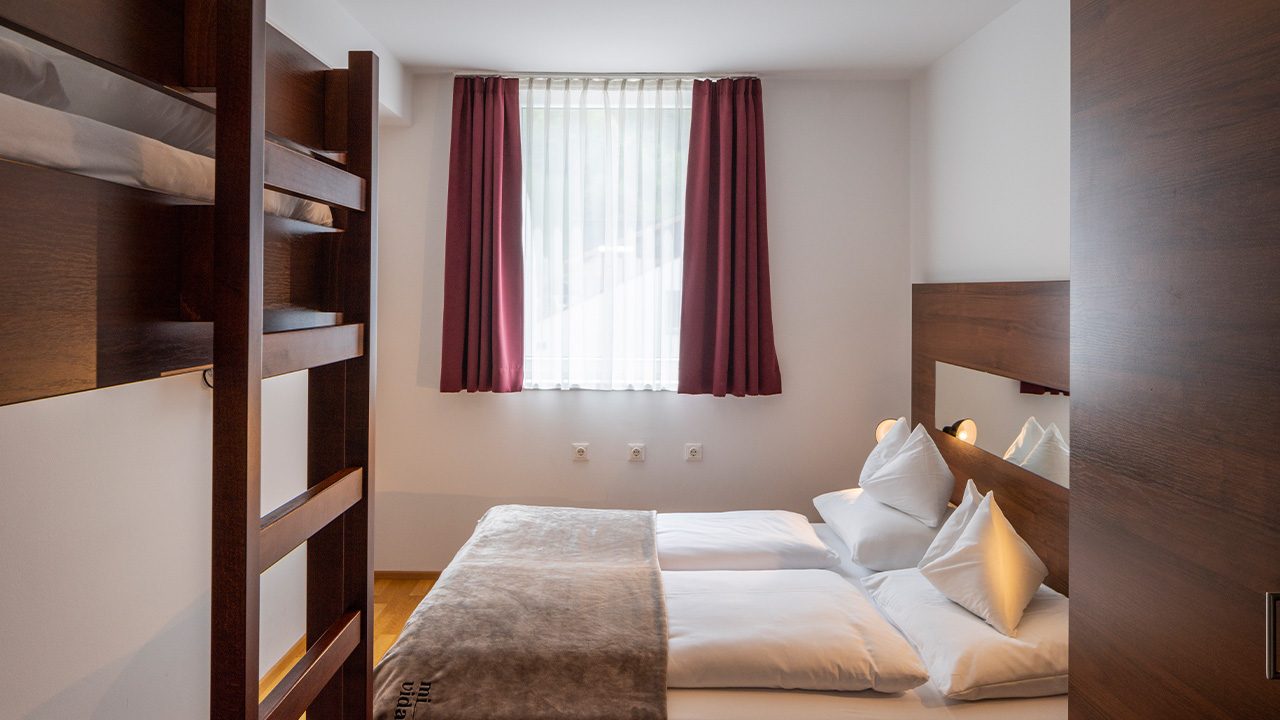 Apartment Bergwies-Schlafzimmer